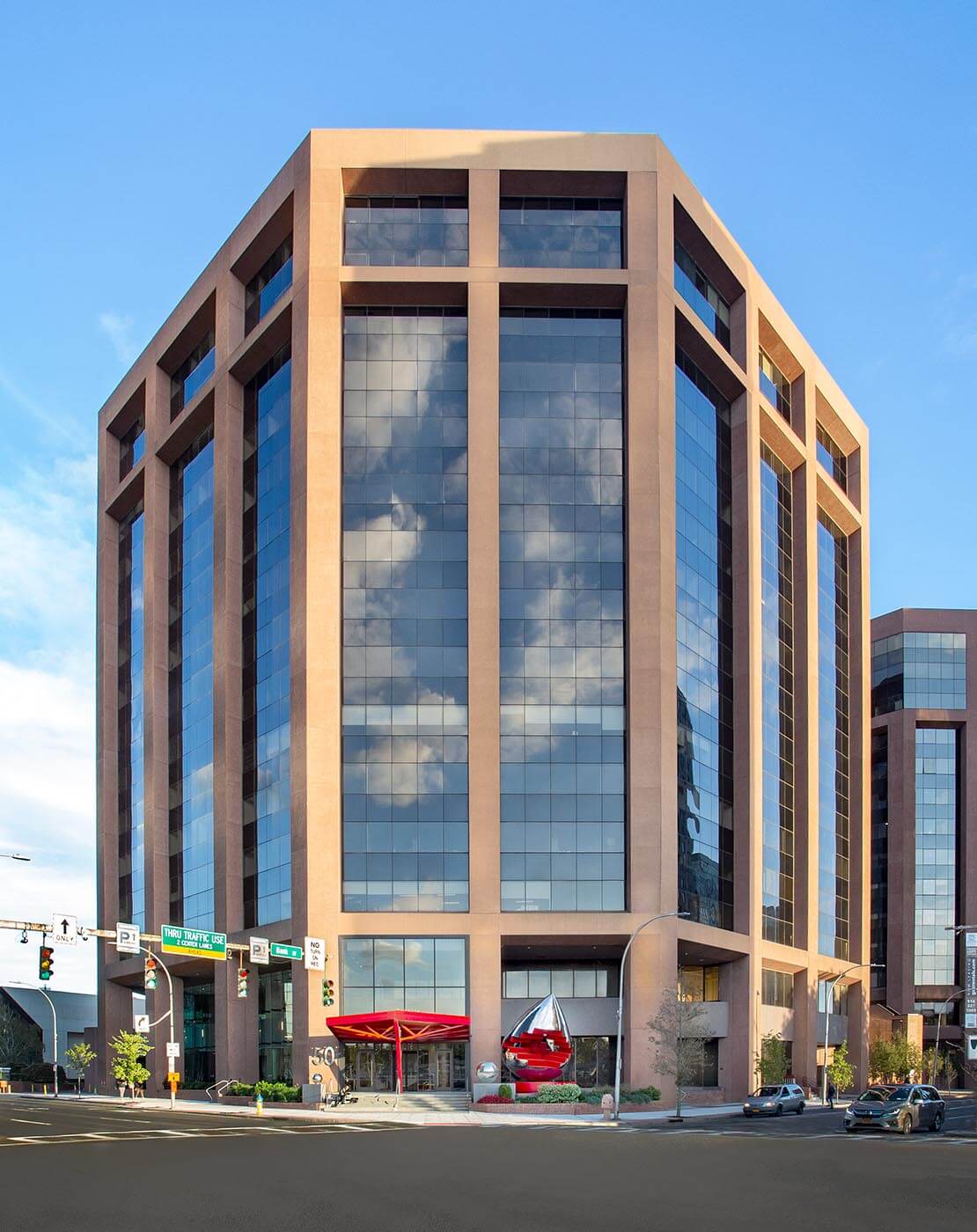 Asset management intelligence visualization over Dallas architecture